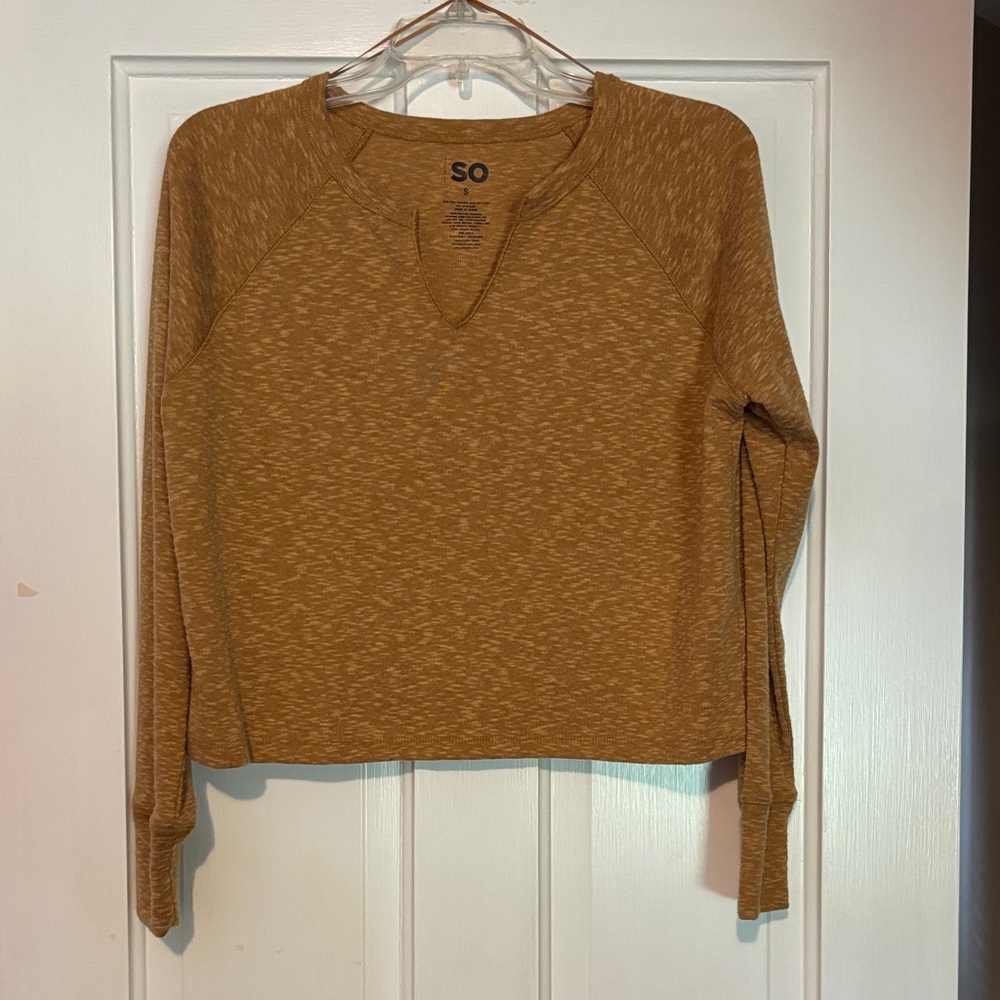 SO Golden yellow/mustard Long Sleeve Shirt